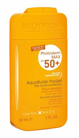 صورة منتج   Photoderm MAX Aquafluide pocket SPF 50+ 30ml ,BIODERMA
حماية من الشمس بملمس خفيف للبشرة الحساسة